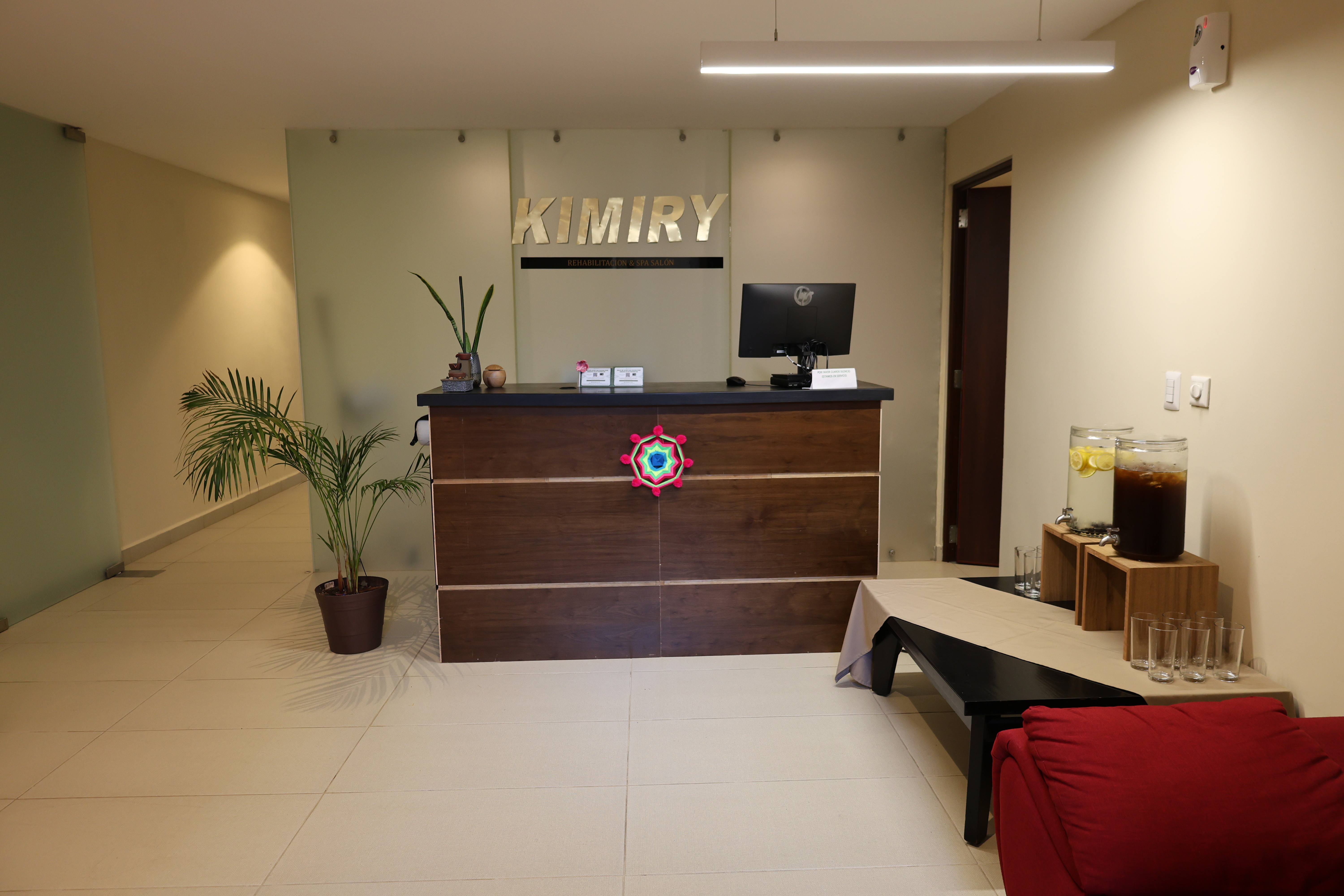 Recepción Spa